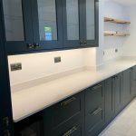 Reed Green Howdens cabinetry & quartz worktop in Leamington Spa